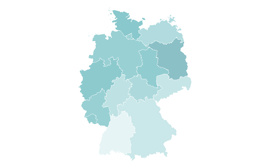 Affinity by region — Jennifer Jason Leigh, Germany
