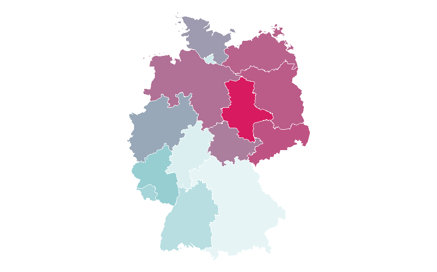 Affinity by region — Jens Knossalla, Germany