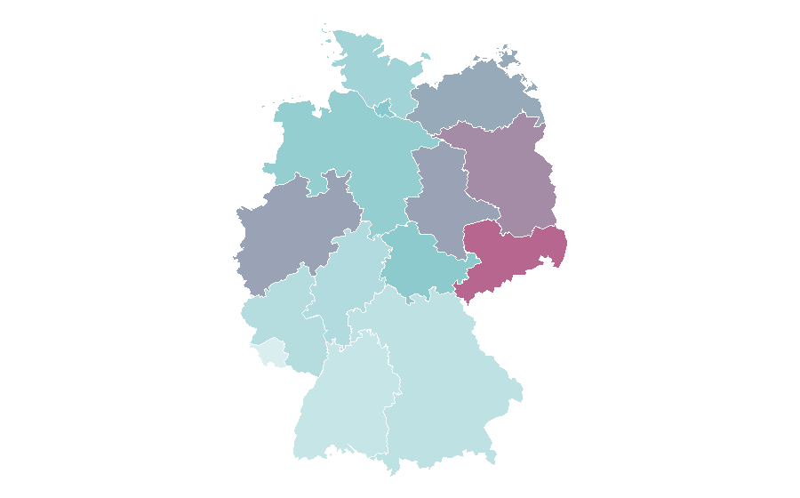 Afinidad por región — Jens Spahn, Alemania