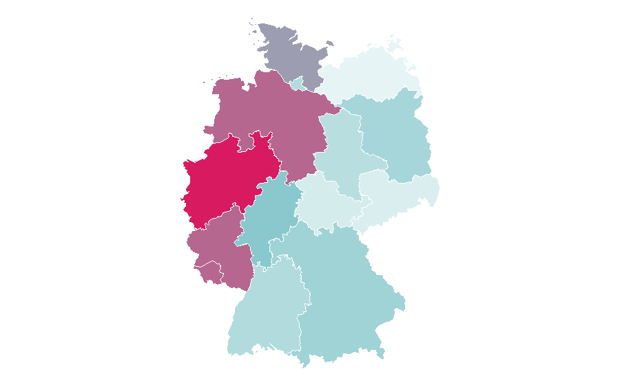 Affinity by region — Jensen Ackles, Germany