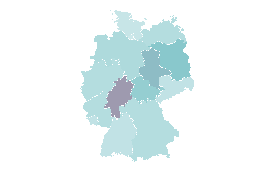 Affinity by region — Jessica Chastain, Germany