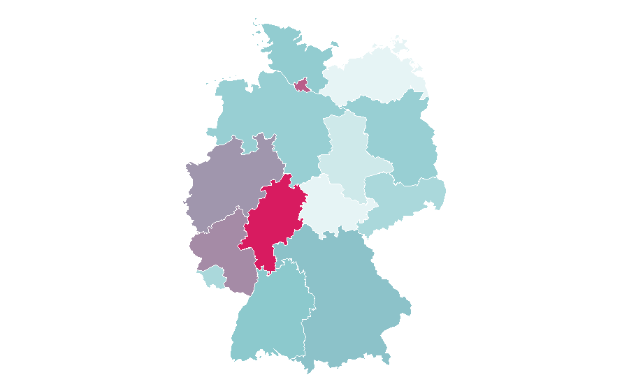 Affinity by region — Jessica Rabbit, Germany