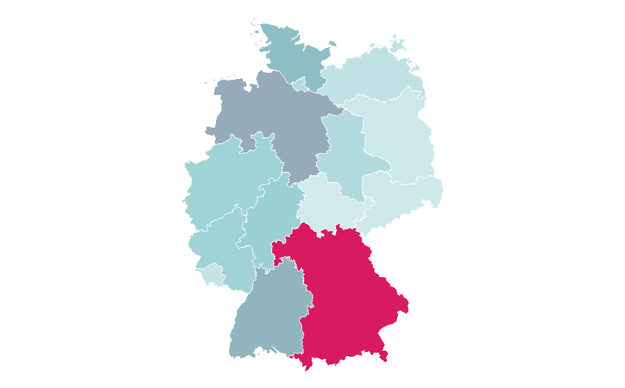Affinity by region — Jessica von Bredow-Werndl, Germany
