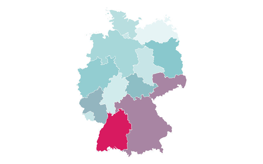 Affinity by region — Jessie Bluegrey, Germany