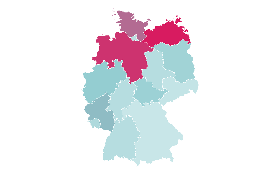 Affinity by region — Jessy Wellmer, Germany