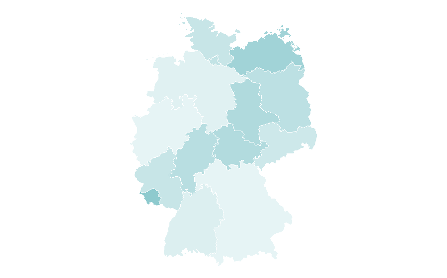 Affinity by region — Jewish cuisine, Germany