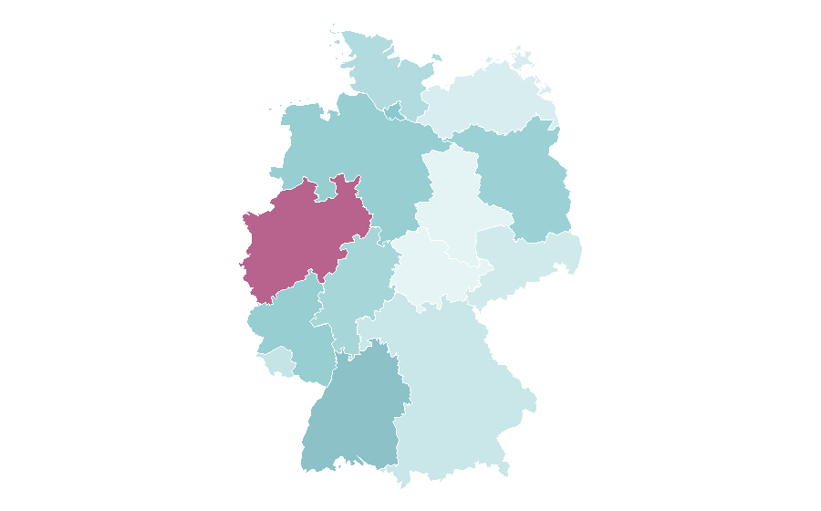 Affinity by region — Jindaouis, Germany