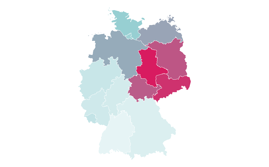 Affinity by region — Joachim Witt, Germany