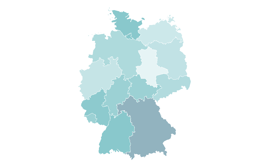 Affinity by region — Joan Baez, Germany