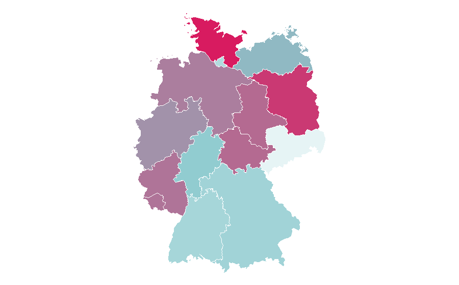 Affinity by region — Joan Collins, Germany