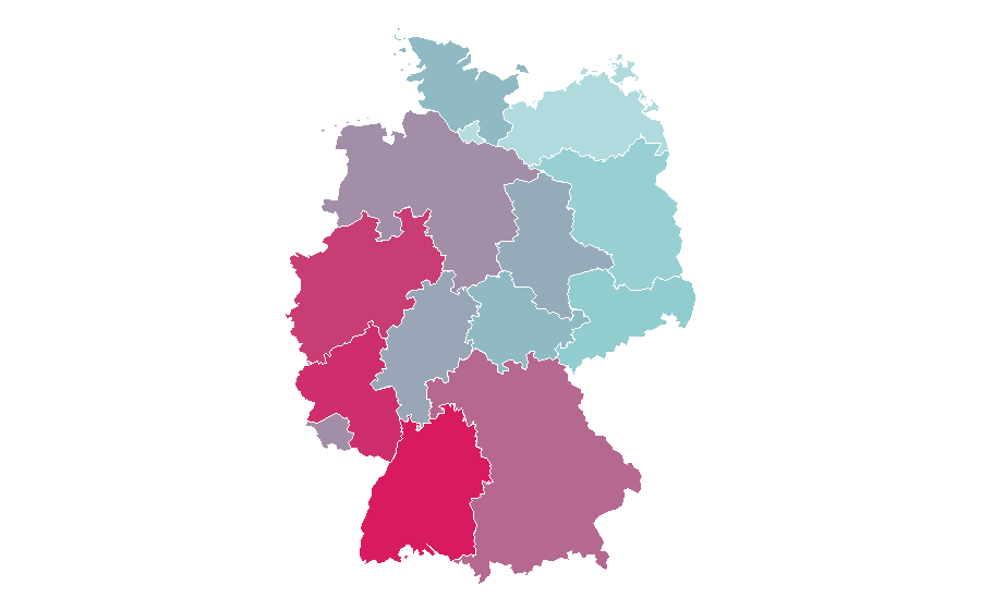Affinity by region — Jobware, Germany