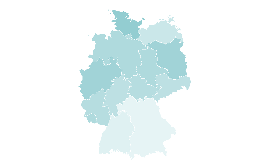Affinity by region — Jodie Foster, Germany