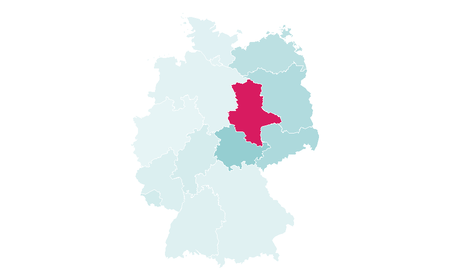 Affinity by region — Johann Wolfgang von Goethe, Germany
