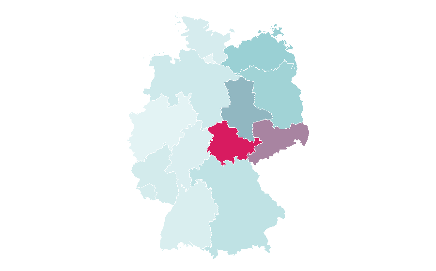 Affinity by region — Johannes Thingnes Bø, Germany