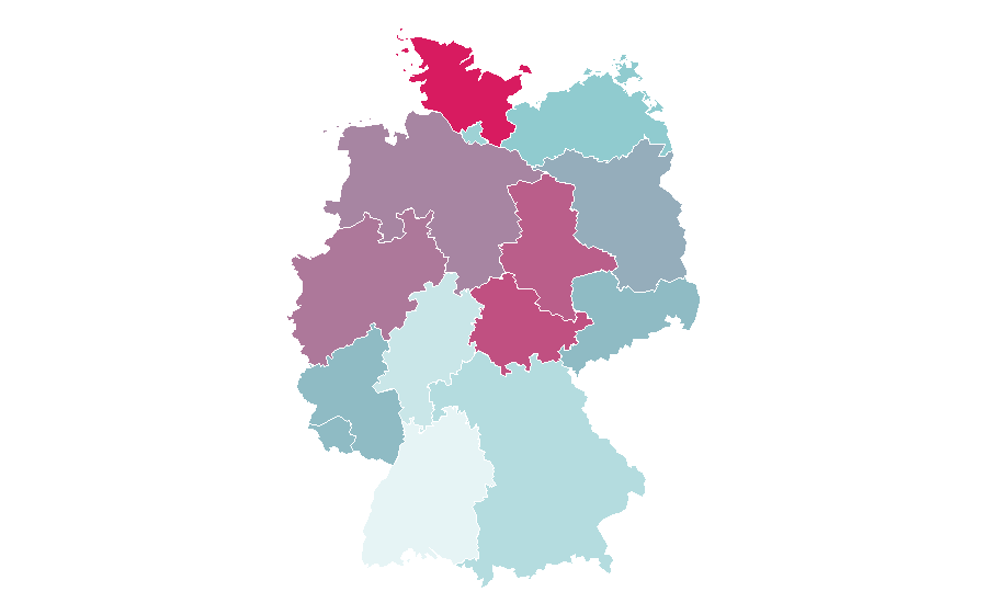 Affinity by region — John Cleese, Germany