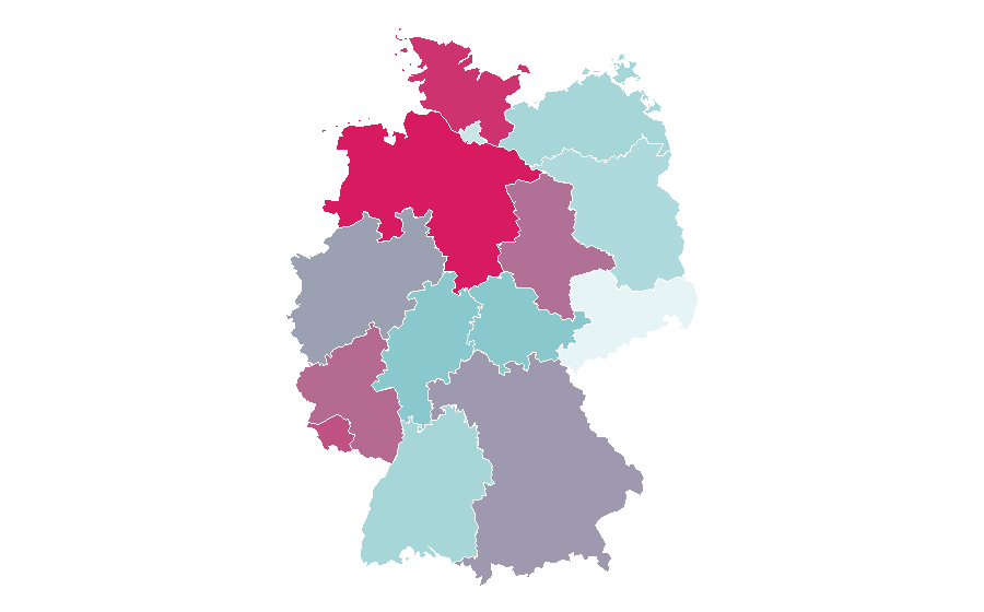 Affinity by region — John Wayne, Germany