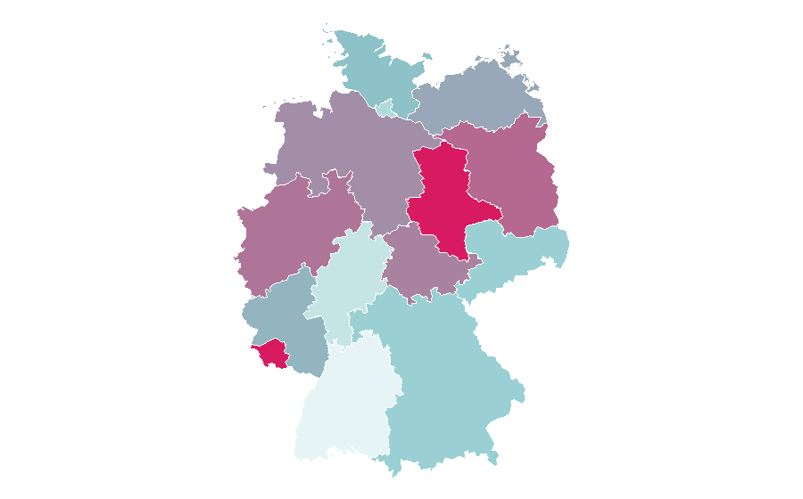 Affinity by region — John Wayne Gacy, Germany