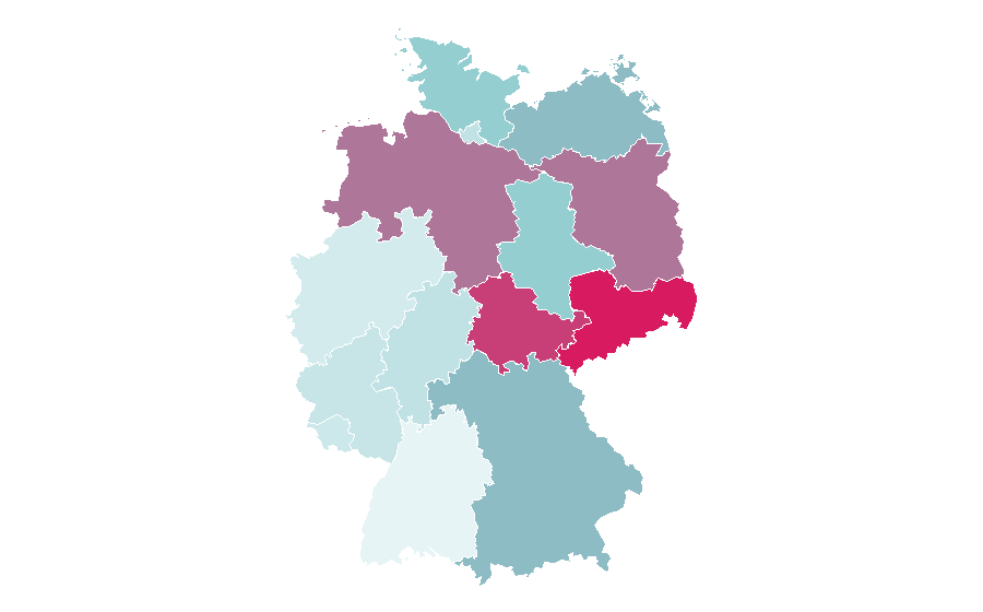 Affinity by region — Johnny Cash, Germany