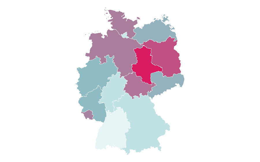 Affinity by region — Johnny Galecki, Germany