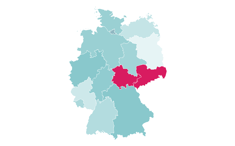 Affinity by region — Joint-stock company, Germany