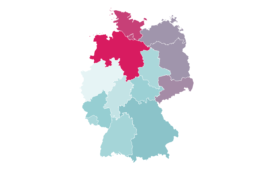 Affinity by region — Joko Winterscheidt, Germany