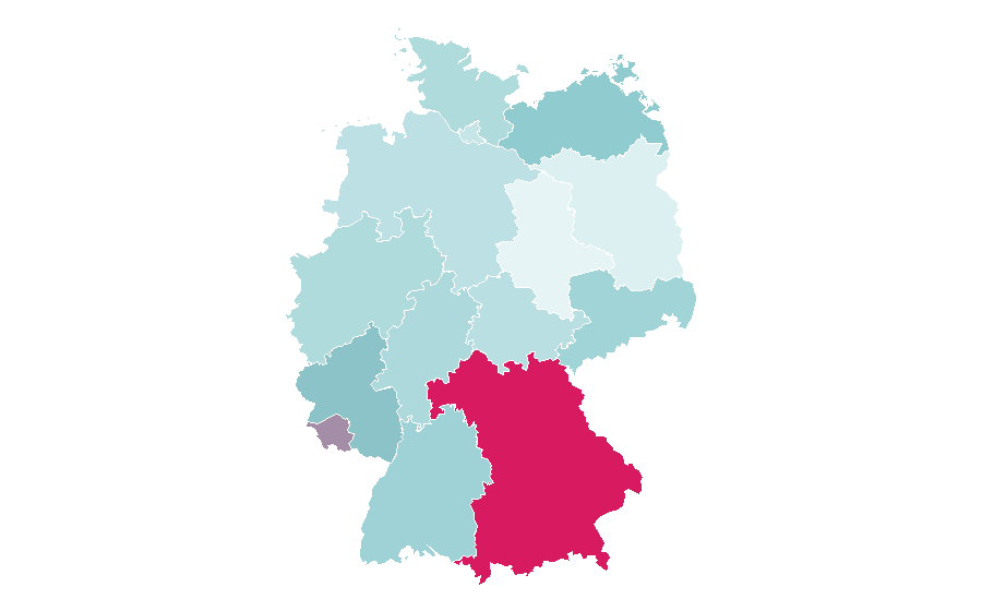 Affinity by region — Jonas Kaufmann, Germany