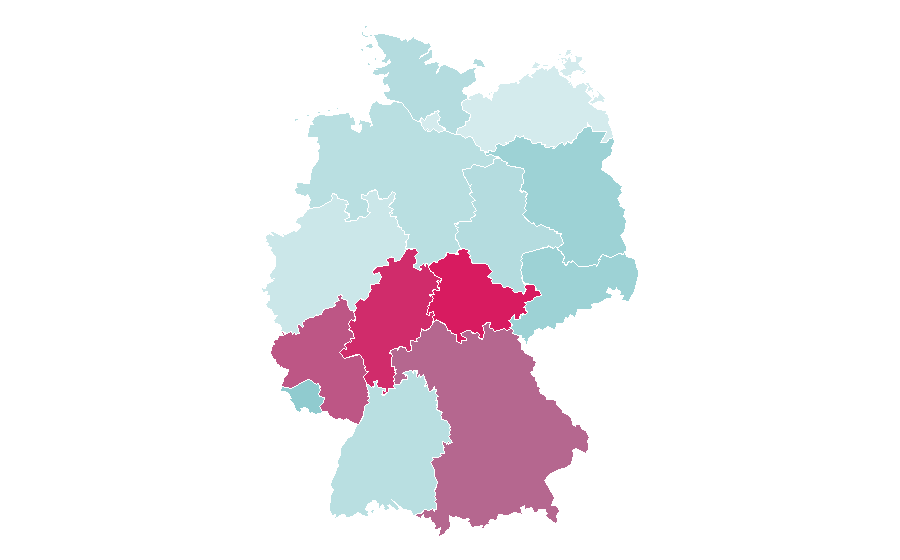 Affinity by region — Journey, Germany