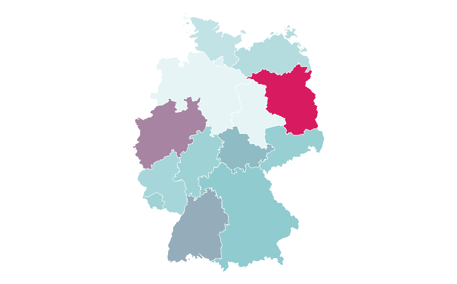 Affinity by region — Judi, Germany