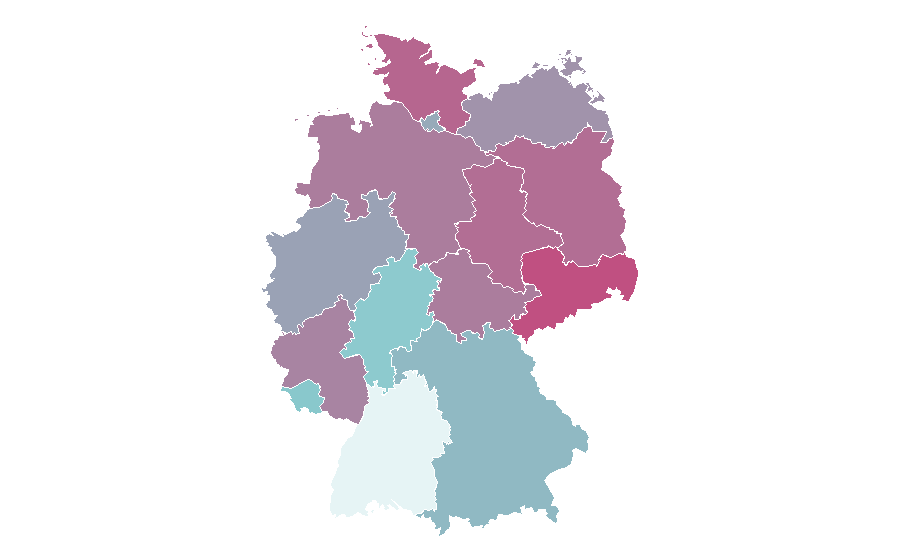 Affinity by region — Judi Dench, Germany