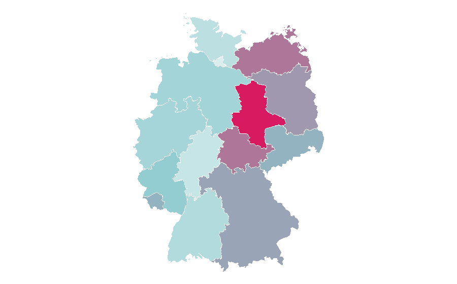Affinity by region — Judith Williams, Germany