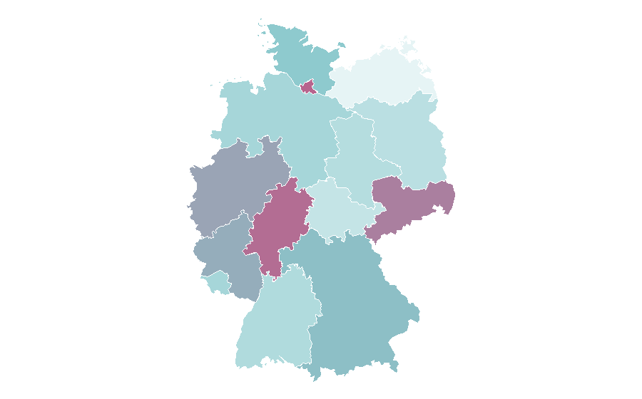 Affinity by region — Juggernaut (comics), Germany