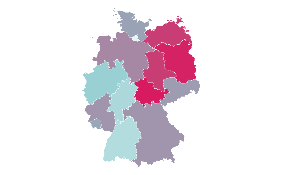 Affinity by region — Julia Koschitz, Germany