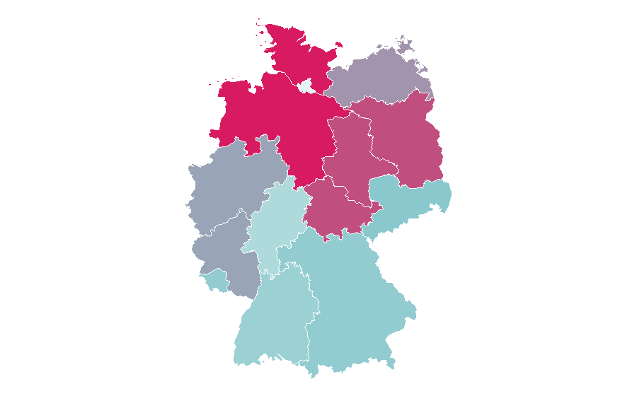 Affinity by region — Julia Stiles, Germany