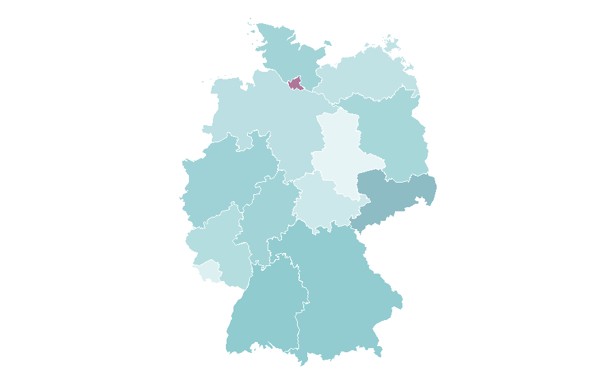 Affinity by region — Julian Assange, Germany