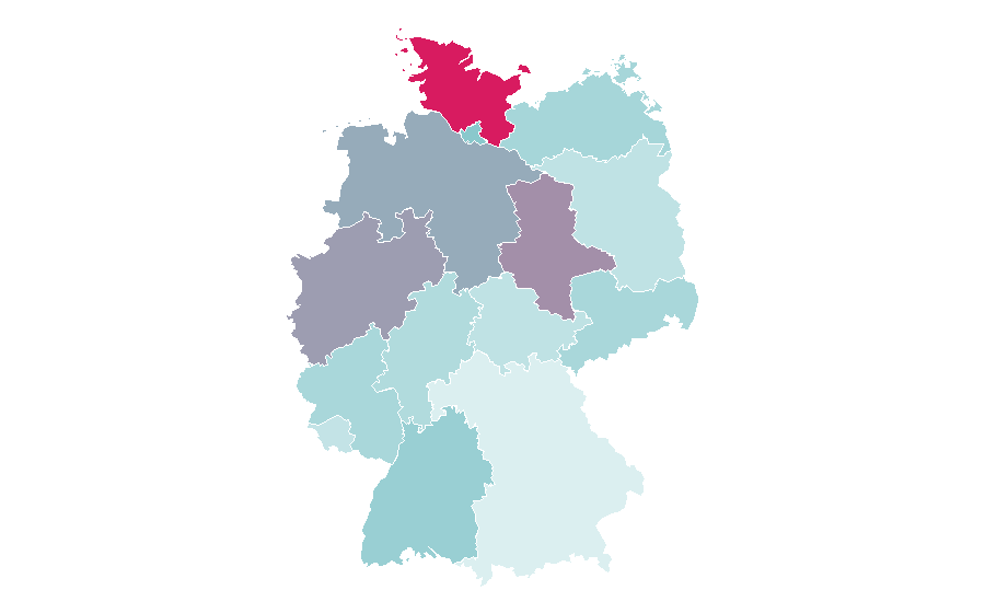 Affinity by region — Julian Köster, Germany