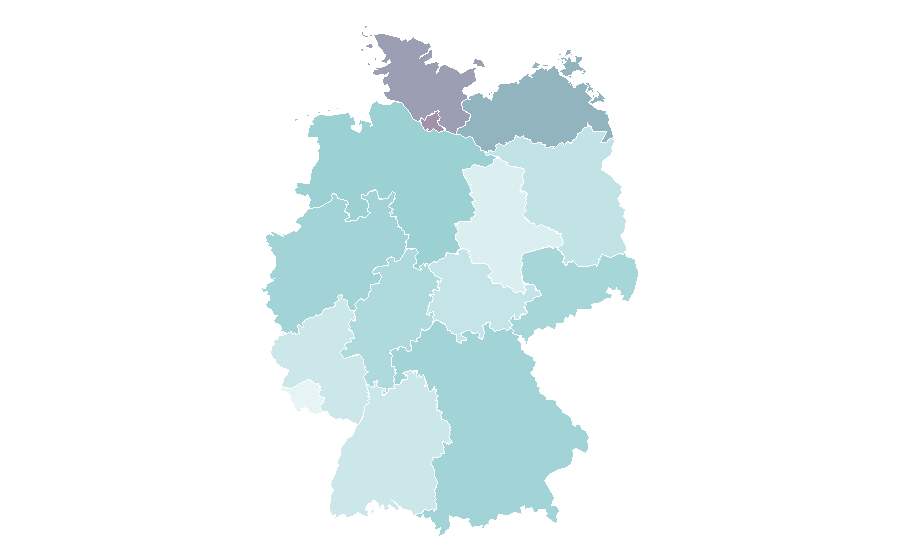 Affinity by region — Julian Reichelt, Germany