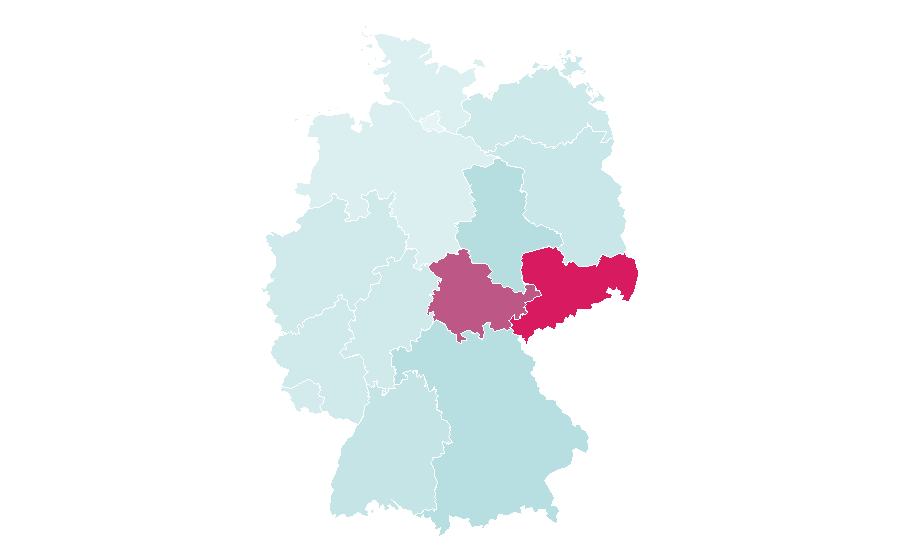 Affinity by region — Juliane Seyfarth, Germany