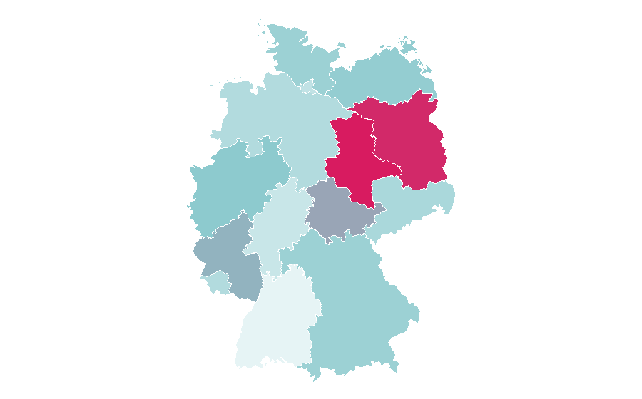Affinity by region — Julie Andrews, Germany