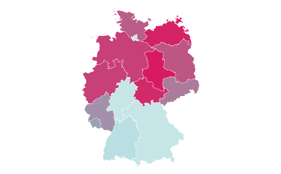 Affinity by region — Juliette Schoppmann, Germany