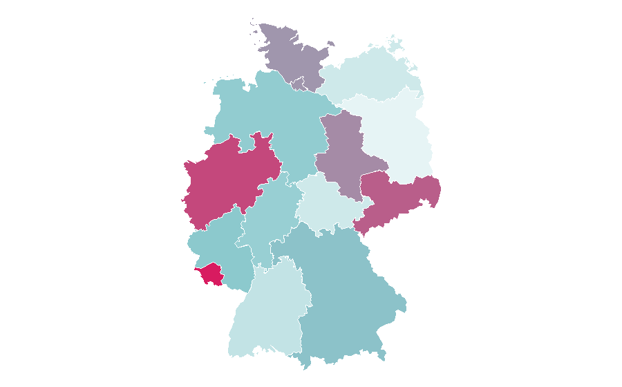 Affinity by region — Julio Iglesias, Germany