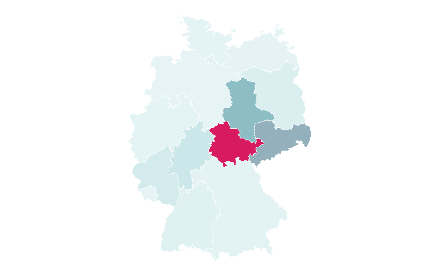Affinity by region — Jumping, Germany
