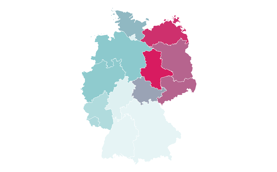 Affinity by region — Jürgen Drews, Germany