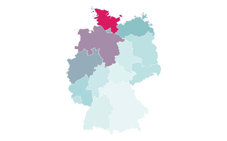 Affinity by region — Jussi Adler-Olsen, Germany