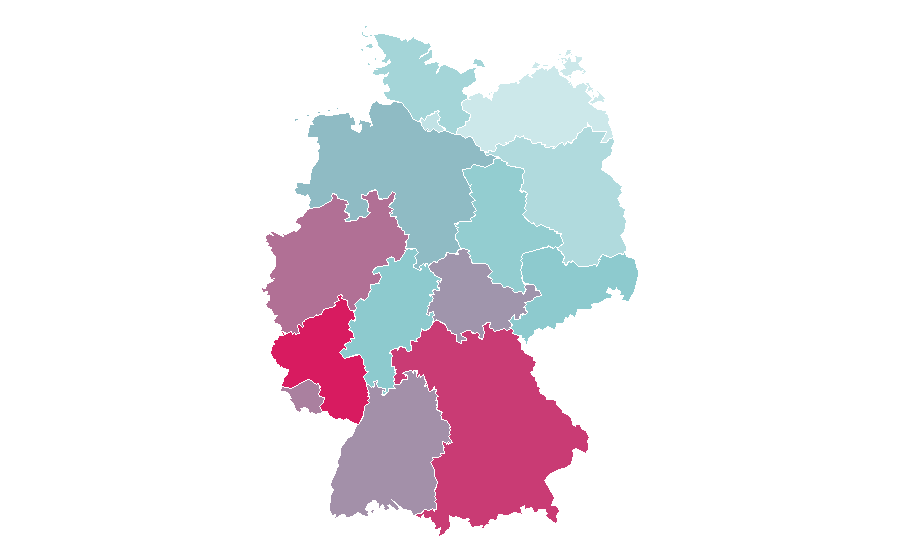Affinity by region — Just Spices, Germany
