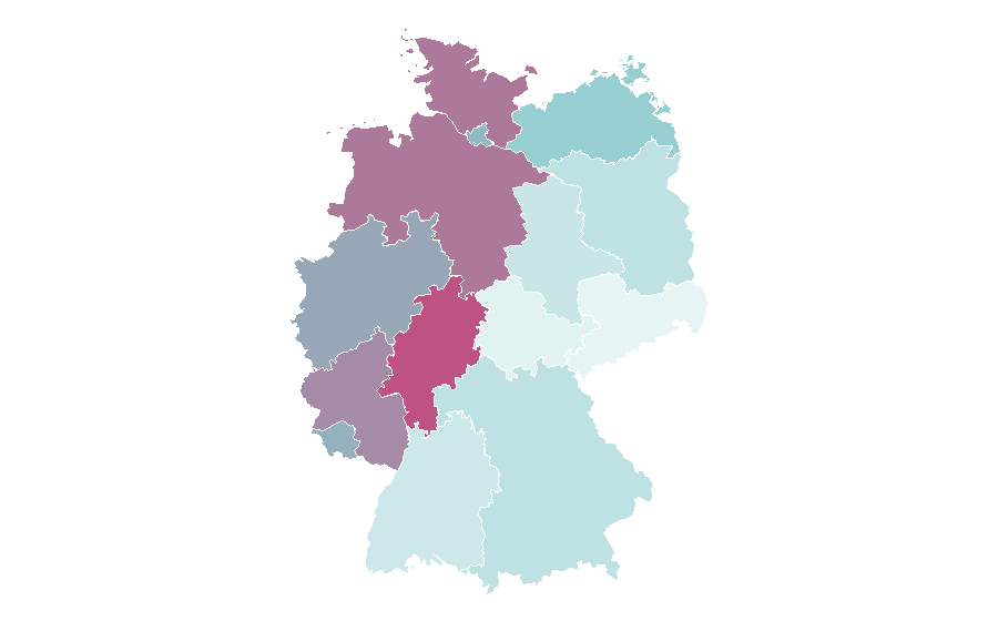 Affinity by region — Justified (TV series), Germany