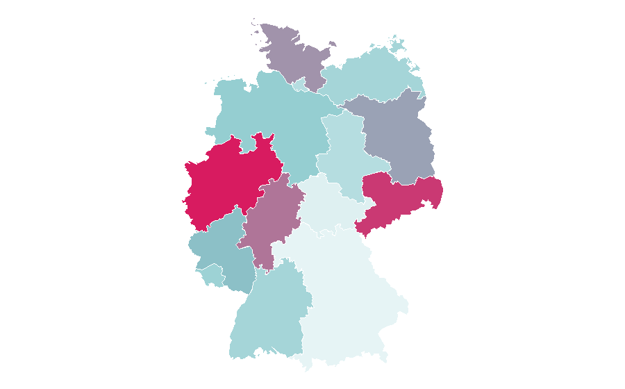 Affinity by region — JYP Entertainment, Germany