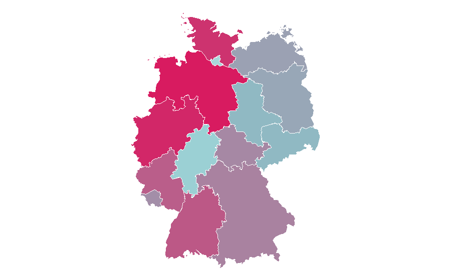 Affinity by region — Kamrad, Germany