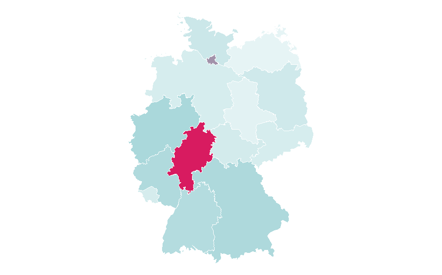 Affinity by region — Karachi, Germany