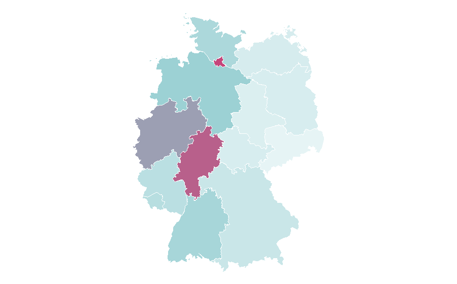 Affinity by region — Karbala, Germany