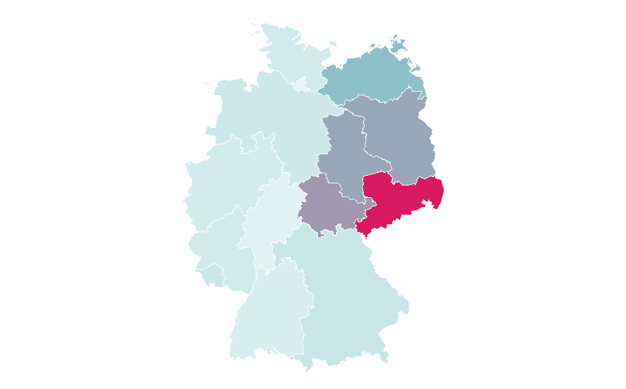 Affinity by region — Karel Gott, Germany